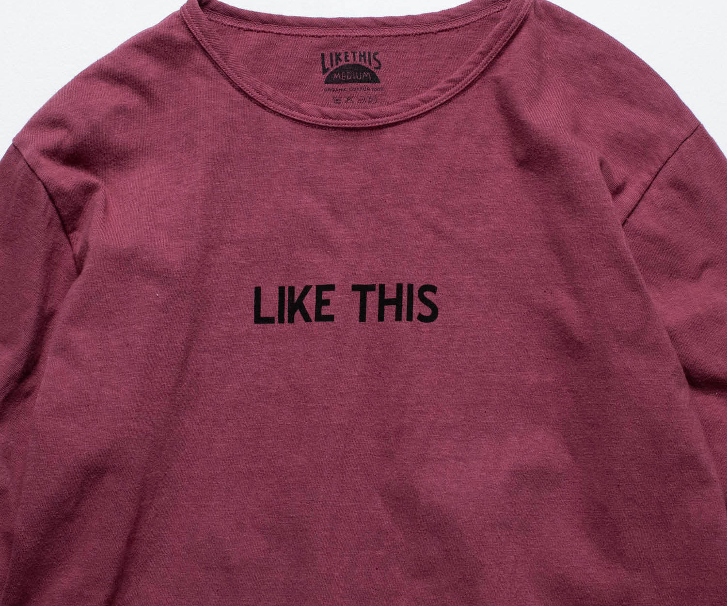 Recycle Organic Cotton Bayberry Dye Long Sleeve - Mummy Pappy | LIKE THIS SHOP