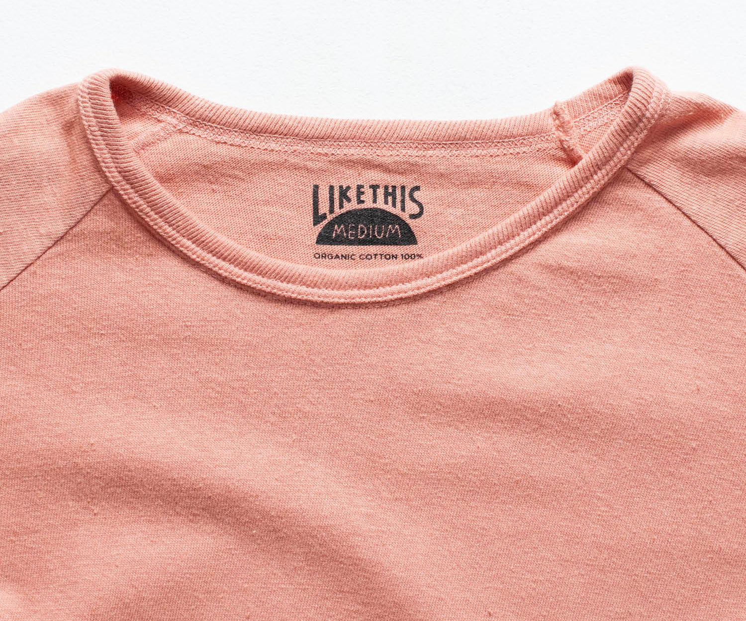 Recycle Organic Cotton Bayberry Dye Raglan Sleeve | LIKE THIS SHOP