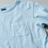 Recycle Organic Cotton Harlequin Glory Bower Dye Pocket Tee | リサイクルオーガニックコットン クサギ染めポケットTシャツ | ボタニカルダイ | 草木染め