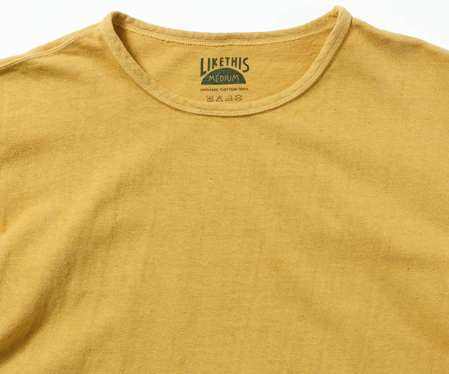 Recycle Organic Cotton Mugwort Dye Tee | LIKE THIS SHOP