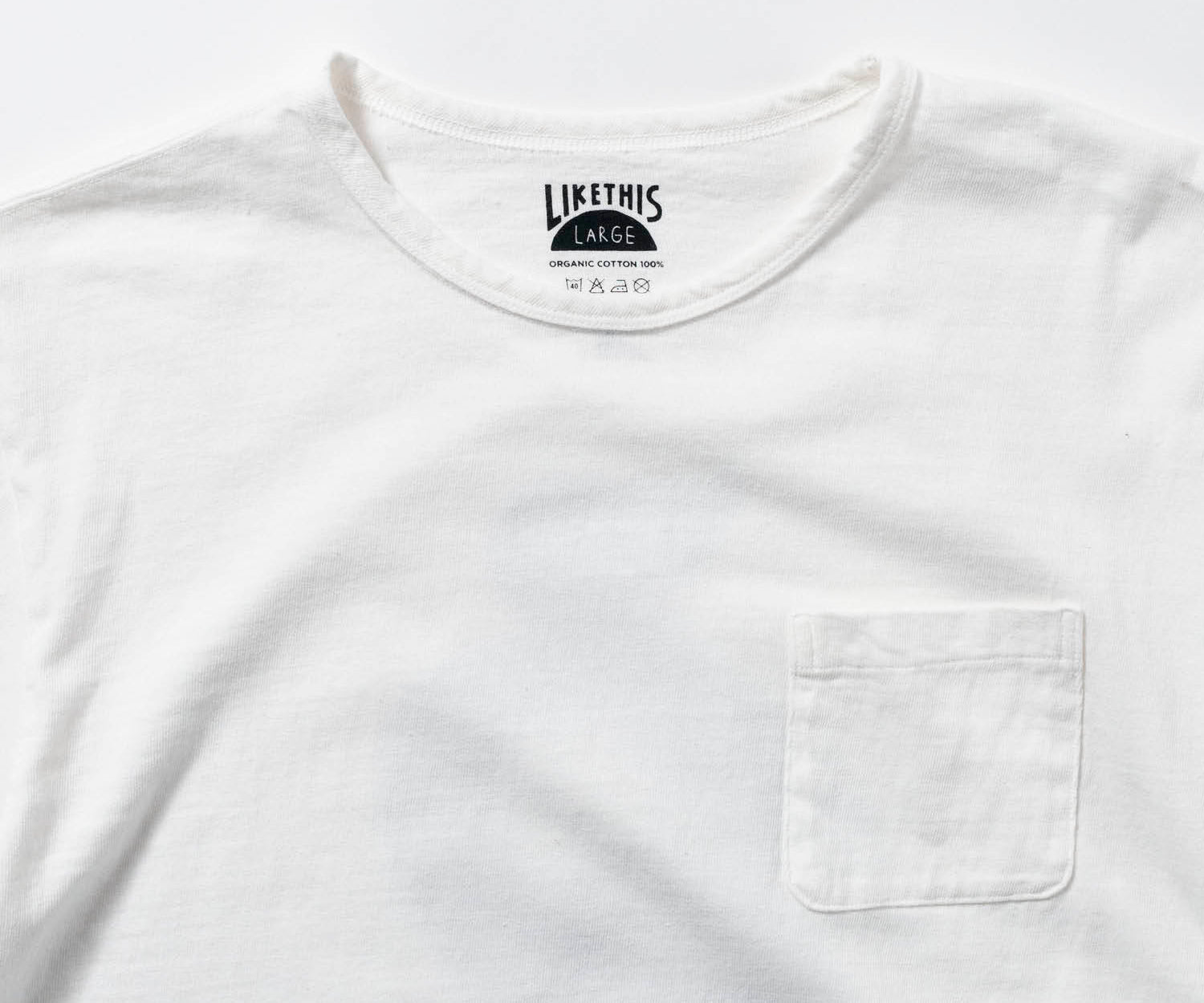 Recycle Organic Cotton Pocket 4/5 Sleeve - Rowokaru | LIKE THIS SHOP