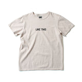 Recycle Organic Cotton Tee - LIKE THIS | LIKE THIS SHOP