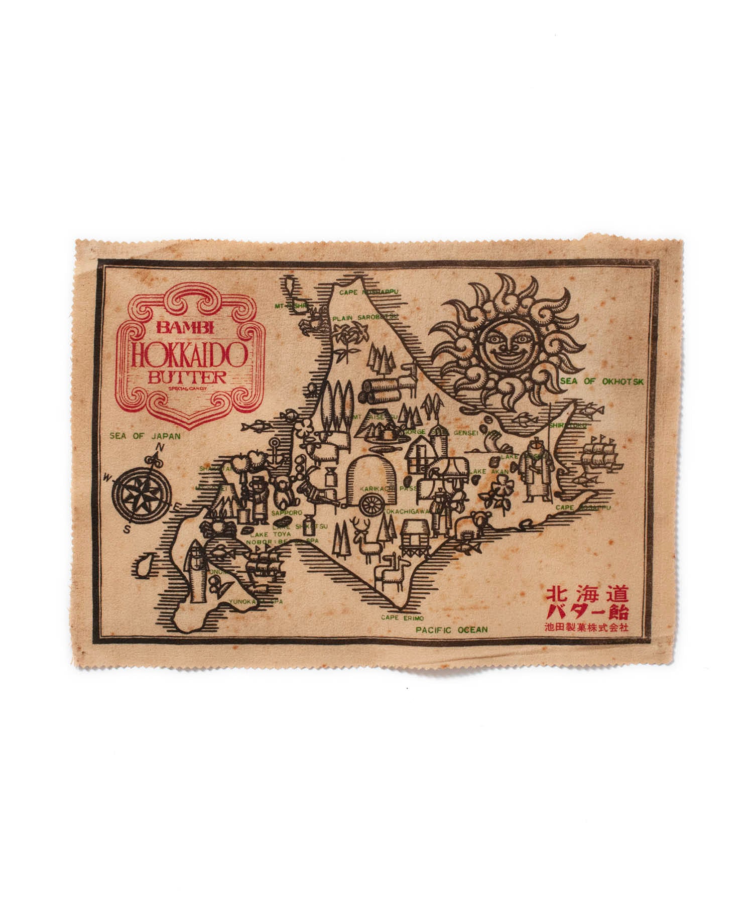 Vintage Object : バンビ北海道バターのマップ | LIKE THIS SHOP