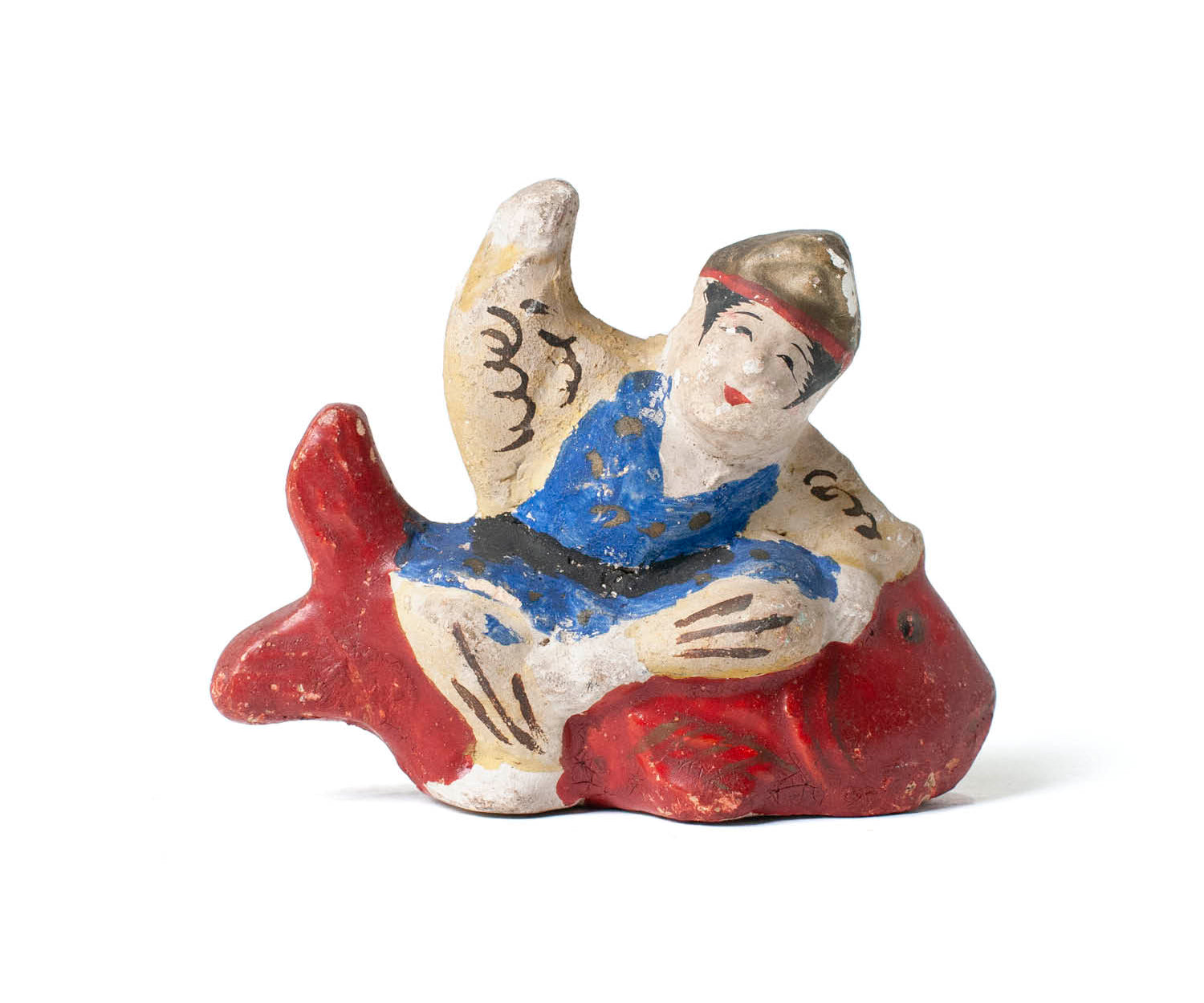 Vintage Object : 土人形（花巻人形） 鯛乗り恵比寿 | LIKE THIS SHOP