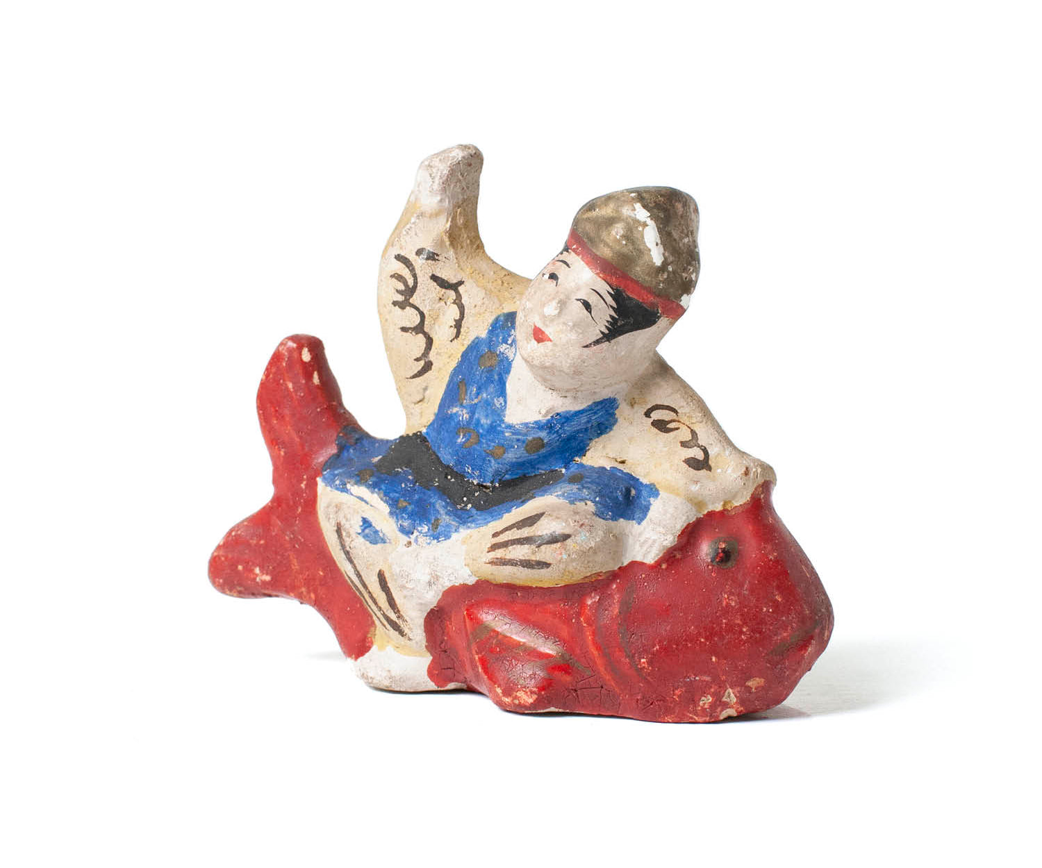 Vintage Object : 土人形（花巻人形） 鯛乗り恵比寿 | LIKE THIS SHOP